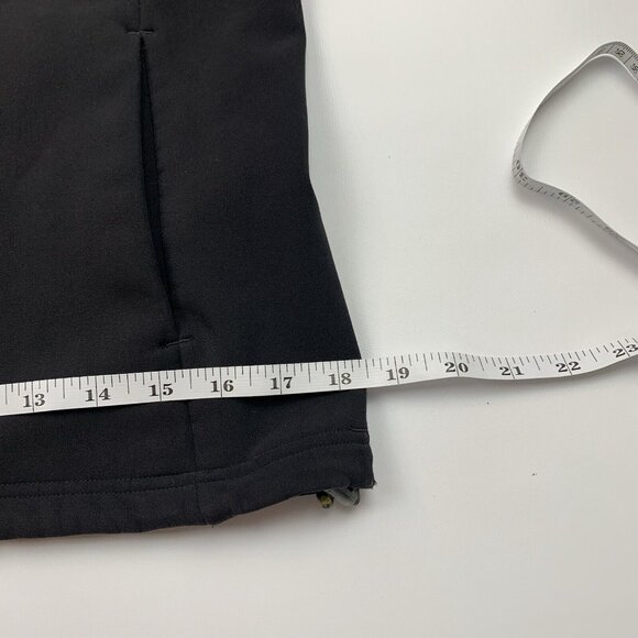 Salomon Womens Size Small Black Soft Shell Full Zip Jacket Spell Out Logo Hiking - Picture 15 of 15